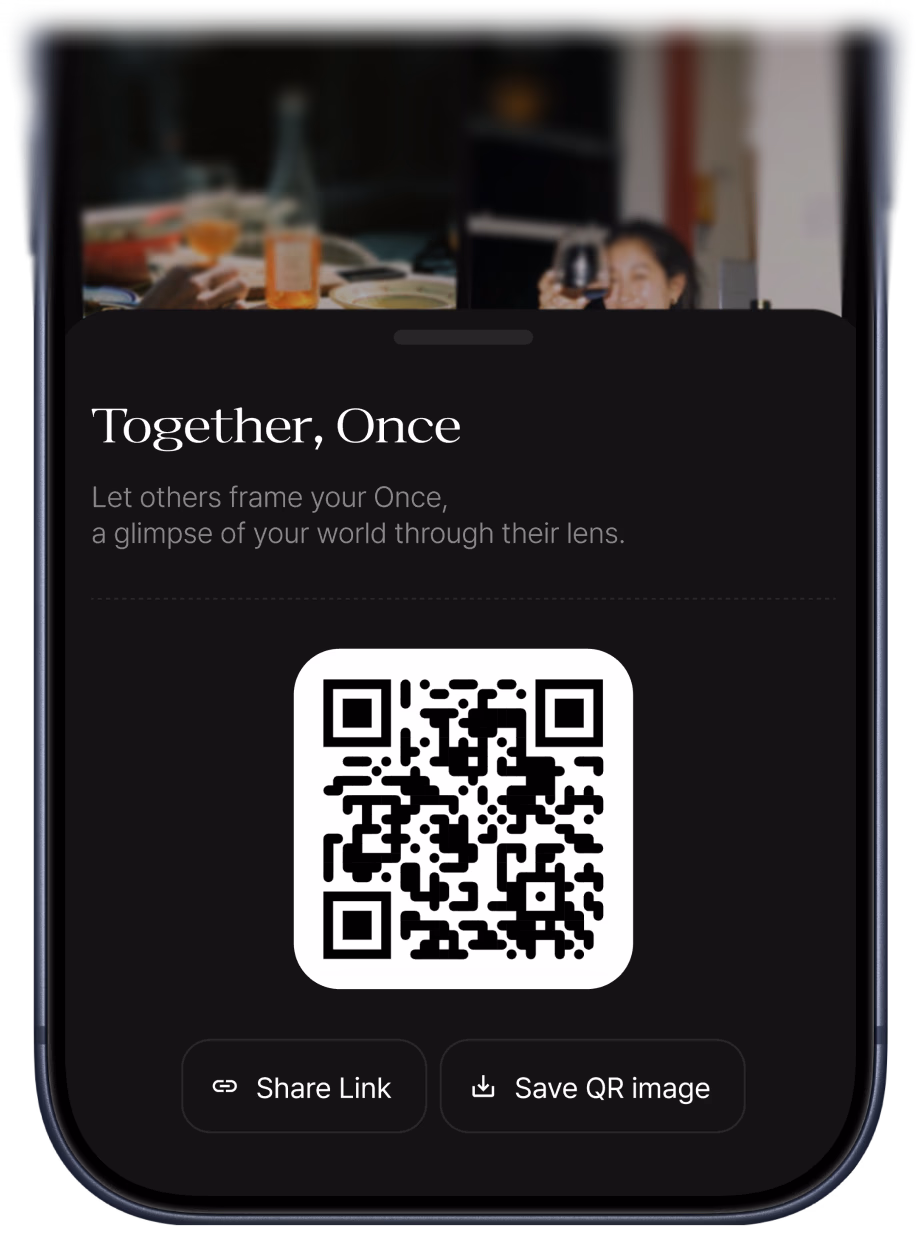 Приглашение гостей в свадебную камеру по QR-коду